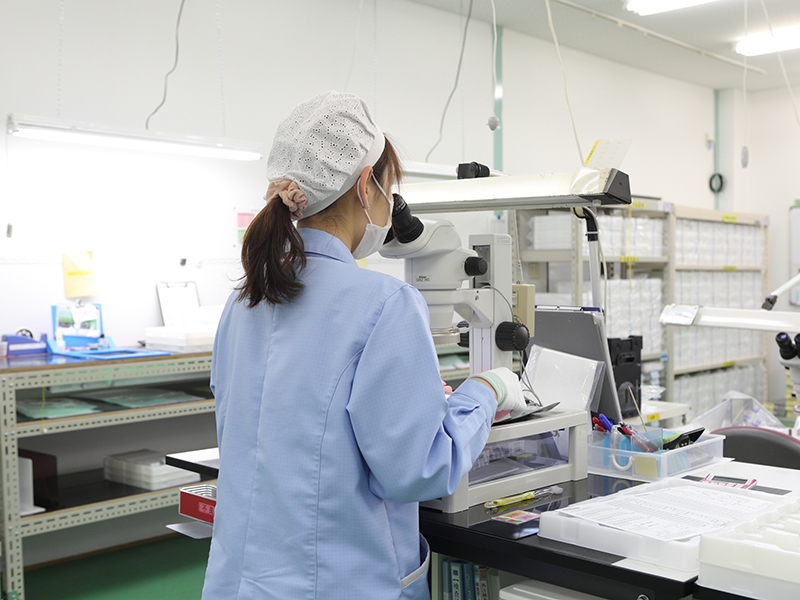 宇治電器工業株式会社のオススメ試作 - 電子部品の顕微鏡検査